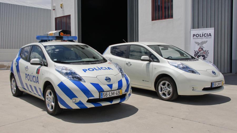 Nissan Leaf Portuguese Police Car '2012